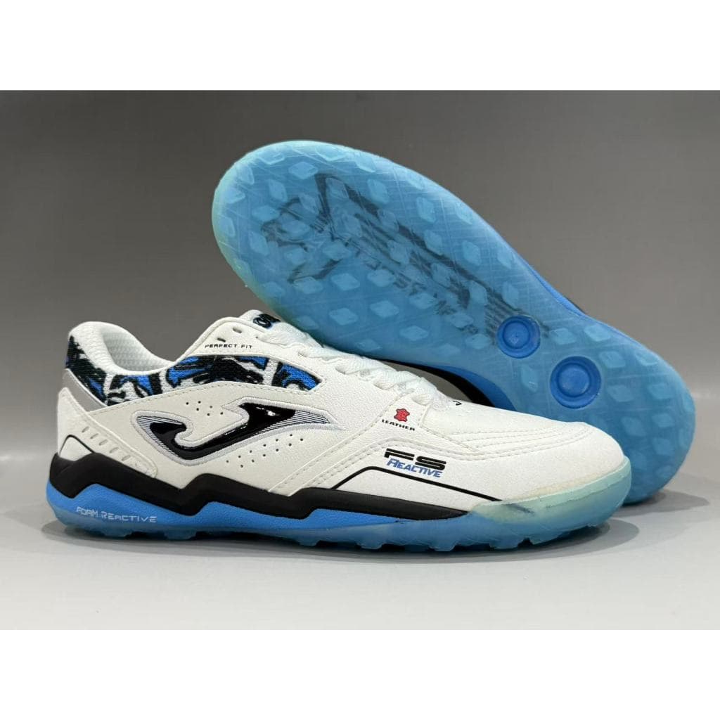 Chuteiras De Society Masculino Top Flex Reactive TF Socyte Tênis De Futebol Branco Preto Sociate