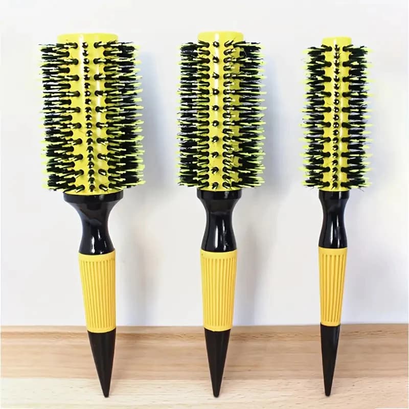 Kit 3 pc Escovas Profissionais De Cabelo Cerdas