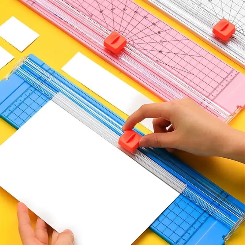 Cortador De Papel Guilhotina A4 Portátil Preto Alça Fácil Para Escritório new_life