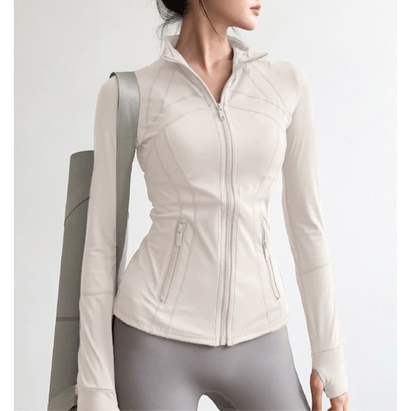 Protetor solar roupas femininas correndo Anti-ultravioleta jaqueta esportiva Fitness Wear terno Yoga Wear jaqueta topo