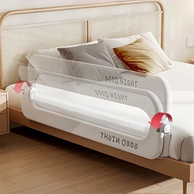 Grade De Proteção para Cama Infantil Idosos Bebê com Regulagem de Altura