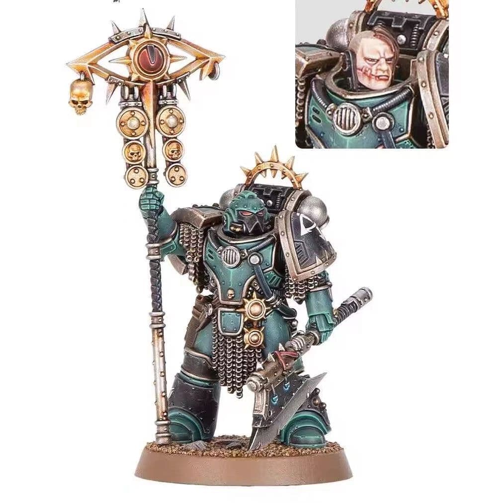 25264 modelo de resina modelo branco H867 guerreiro espacial rebelião mestre bandeira oficial precisa montar cor por voc