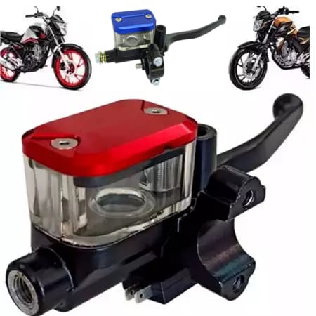 Burrinho De Freio Cilindro Esportivo CgTitan125/150/160 Cb300Xre 300Tornado Falcon Bros Cb300F Cb250 TwisterVermelh/Azul