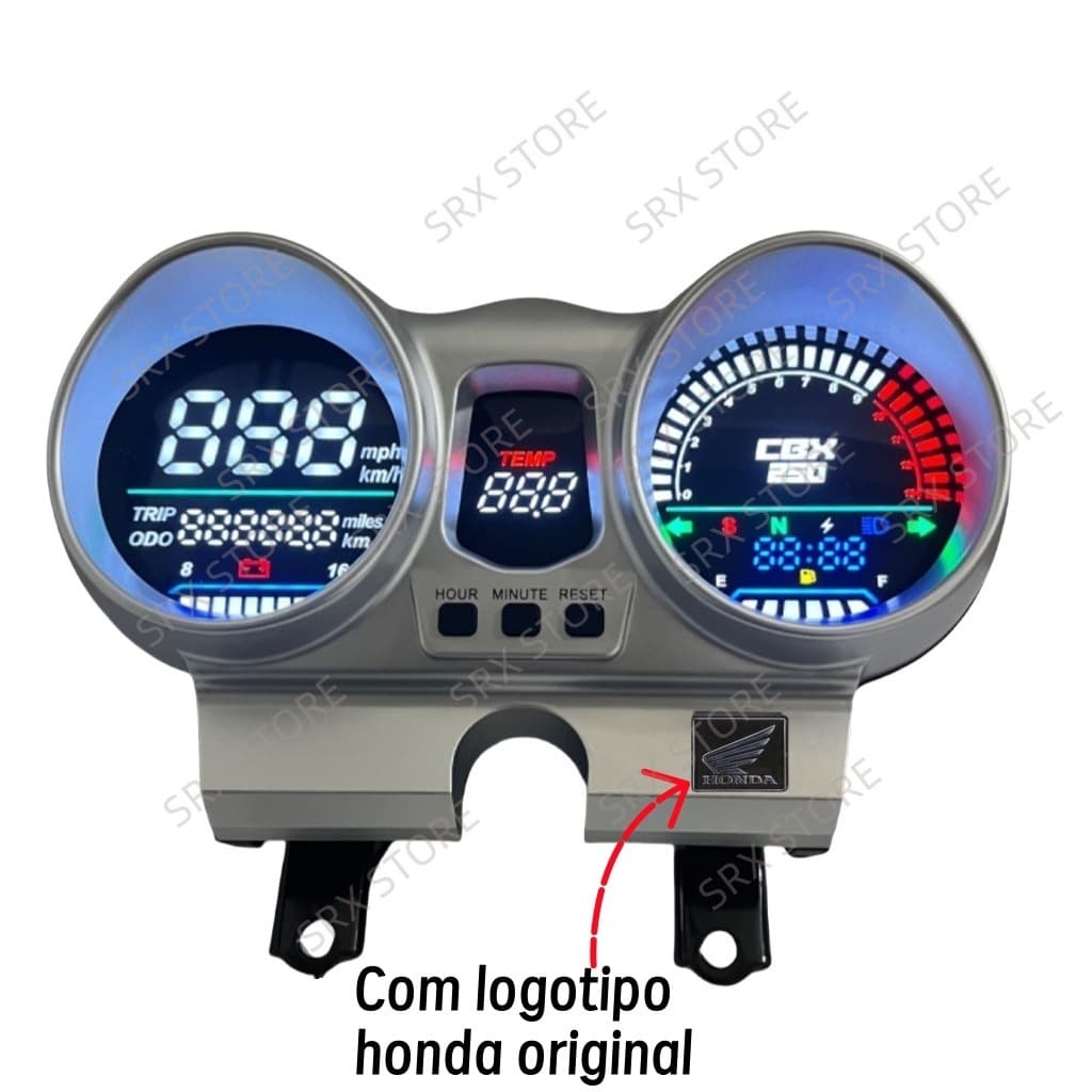 Painel Completo Para Honda Cbx250 Twister 2001 a 2008 Velocímetro Medidor 37100-KPF-961