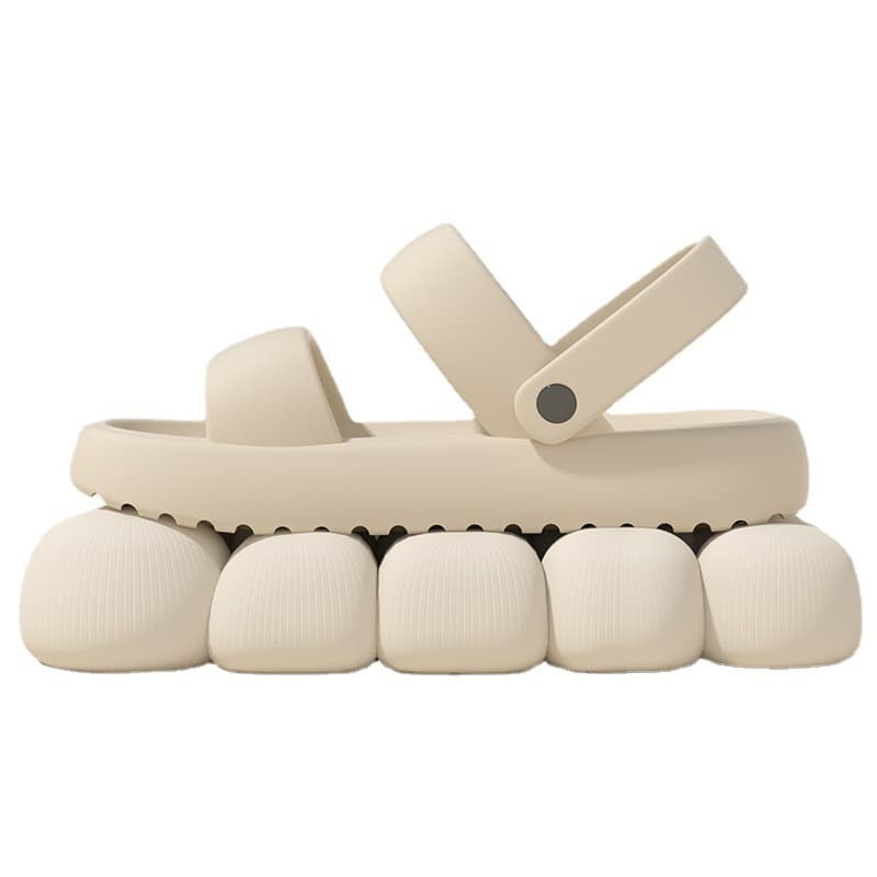 Sandálias ao ar livre de EVA chinelos pisando na merda sentir dois usos praia impermeável ins na moda casal escritório c