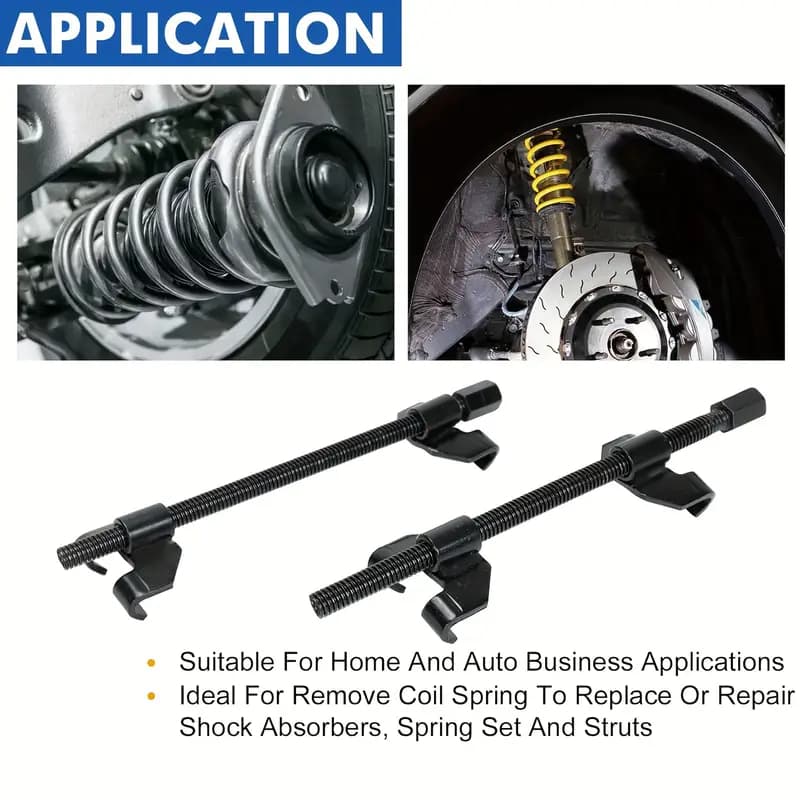 kit 2 Encolhedor Molas em Aço Universal Automotiva Compressor Molas Amortecedores Suspensão Dianteira Encaixe