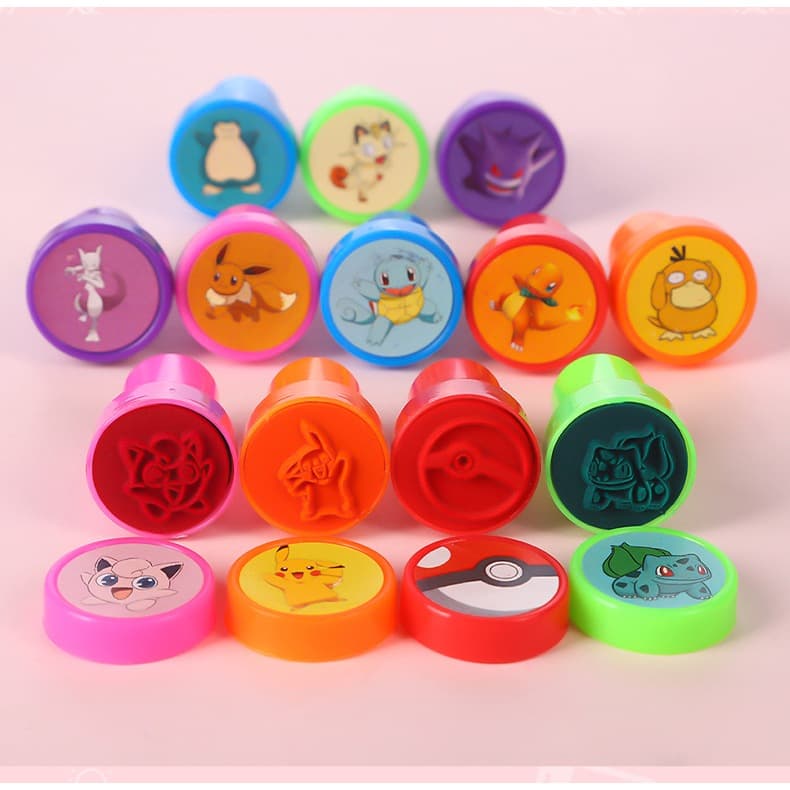 12 Selos Pok é mon Com Padrões Diferentes , Lindos Pikachu , Recompensas Do Professor , Presentes De Aniversário De Feri