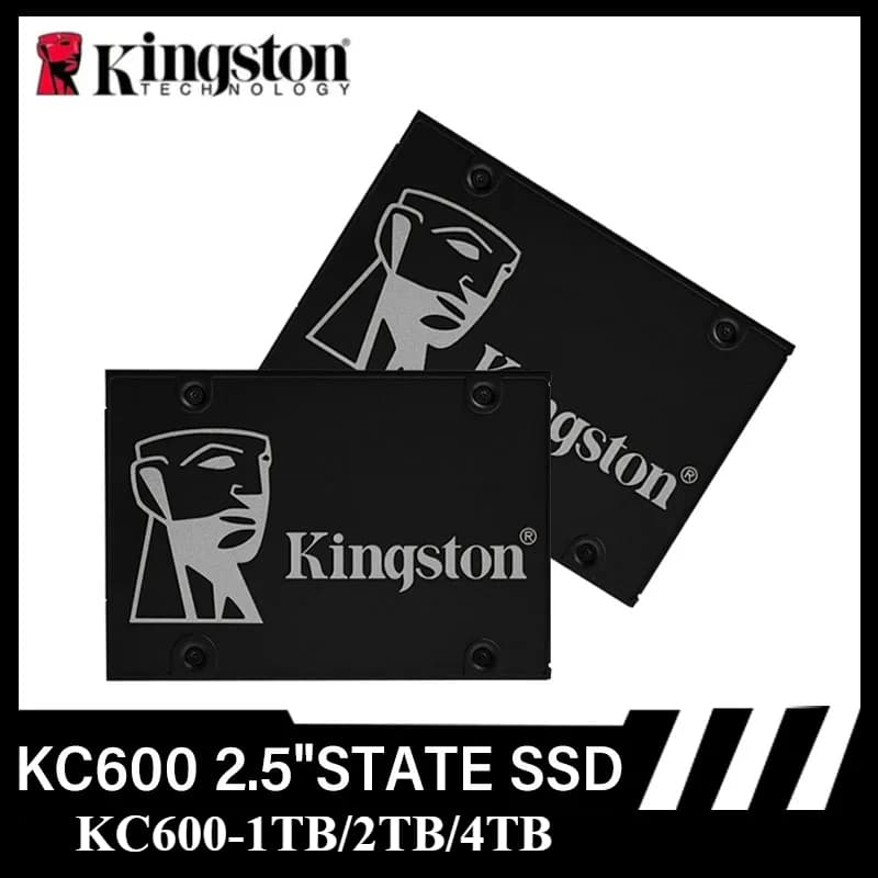 Unidade De Estado Sólido Kingston KC600 4 Tb 2 1 SATA 3 HDD De Integrado De 2.5 Polegadas