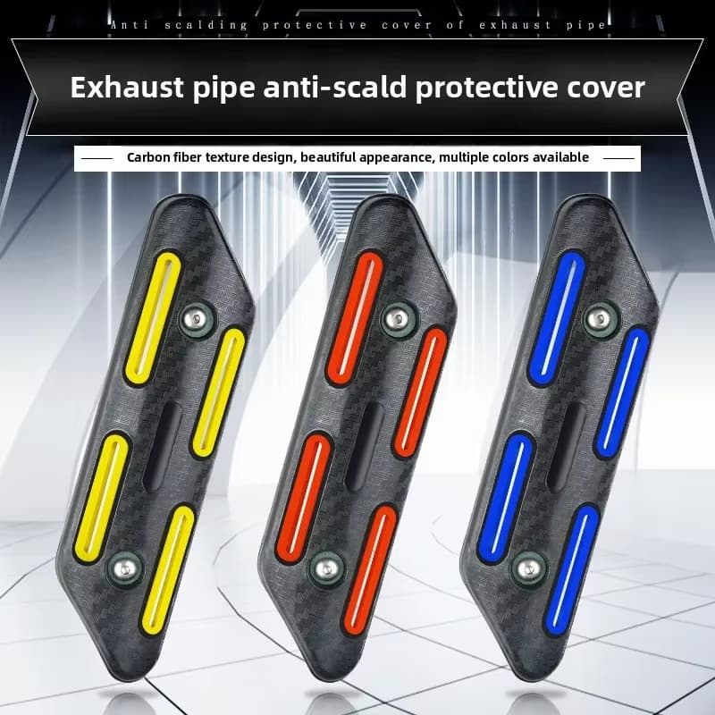 Tubo De Escape Da Motocicleta Capa Protetora anti-Escaldante De Isolamento Térmico De Exaustão