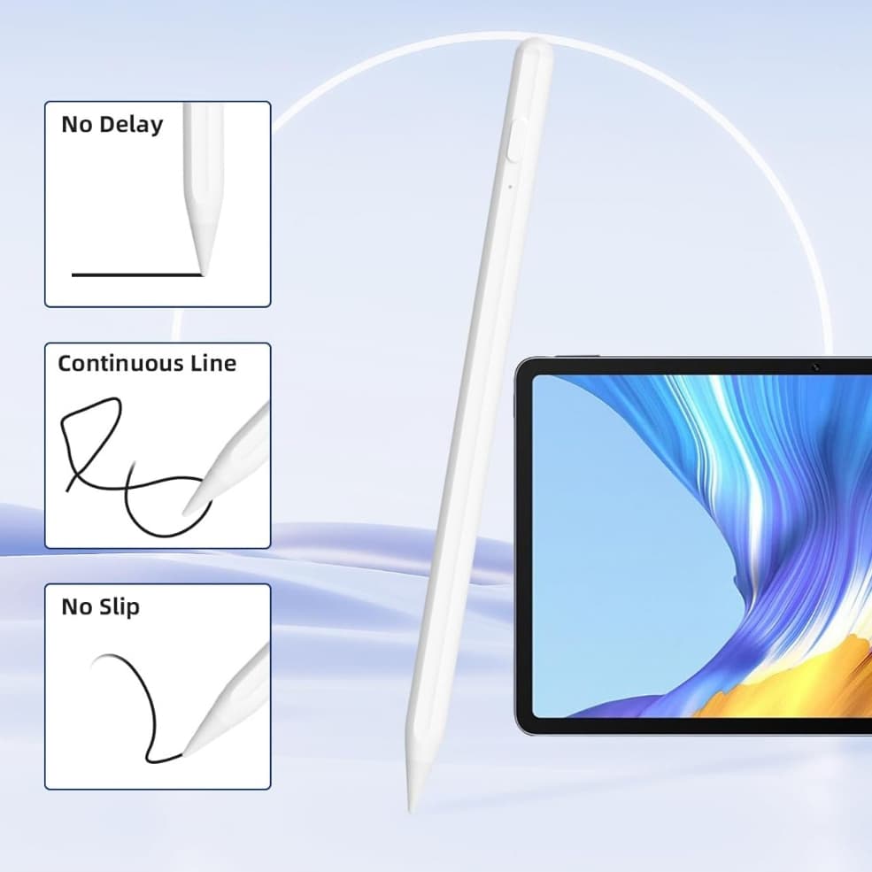 Caneta Touch Screen Ponta Fina Desenho iPad iPhone Android Alta Precisão Universal Design Grafico