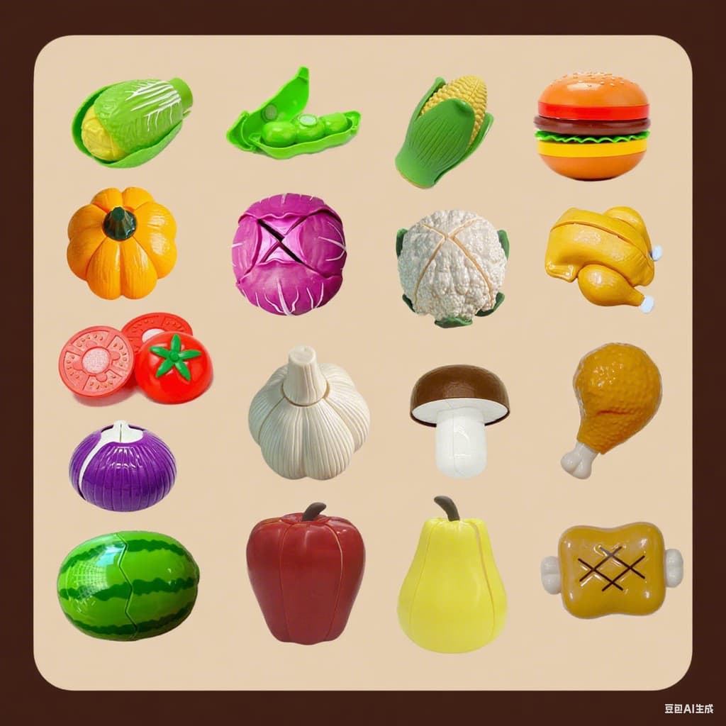 Nova Chegada Crianças Brinquedos De Comida Fingir Jogar Frutas Educativos Para Atacado
