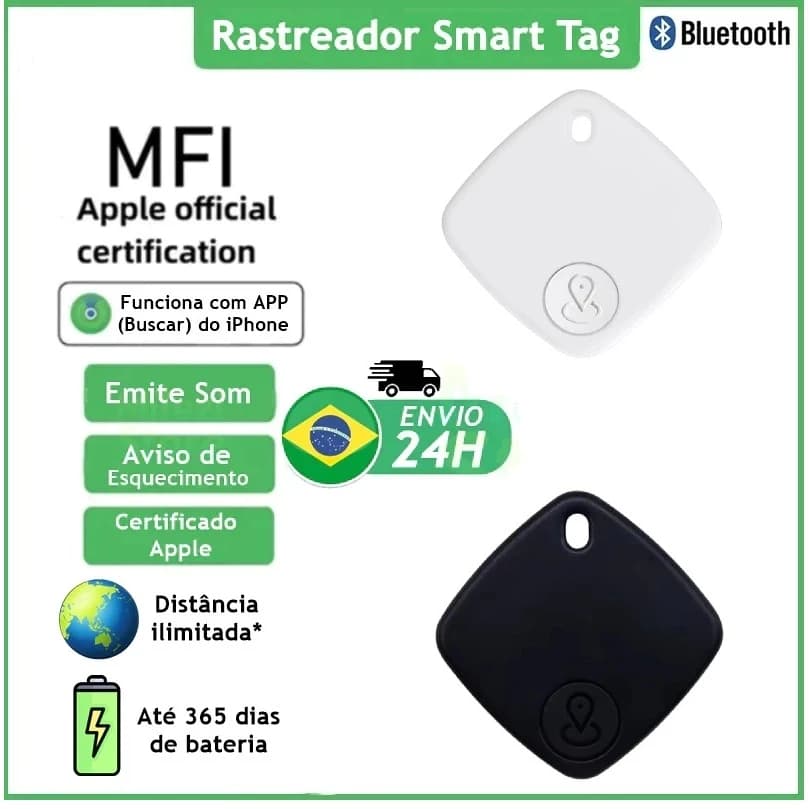 AirTag Smart Tag MFI Tracker Localizador GPS Mala Carro Motocicleta Pet Criança Sem Limite De Distância