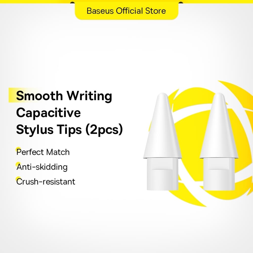 Caneta Capacitiva Baseus Smooth Writing (2Pçs) Branca