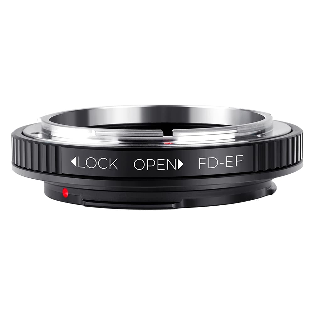 Adaptador De Lente K & F Concept Lentes Canon FD Para Montagem EF/- S Com Vidro Óptico .