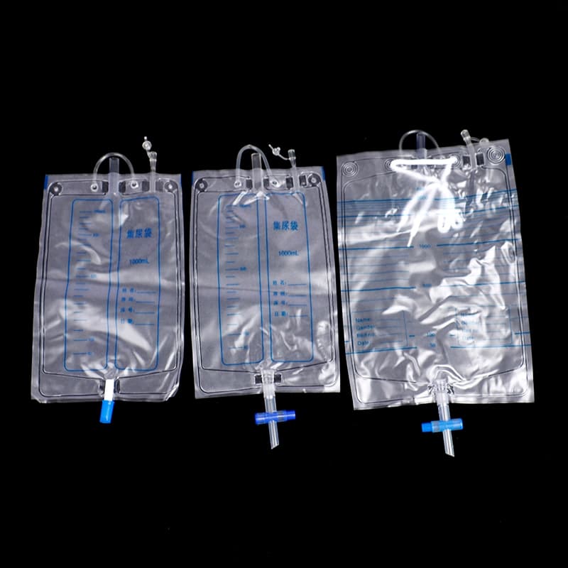 1000/2000ML Bolsa De Urina Feminina Urinal Pee Holder Coletor Cateter De Micção
