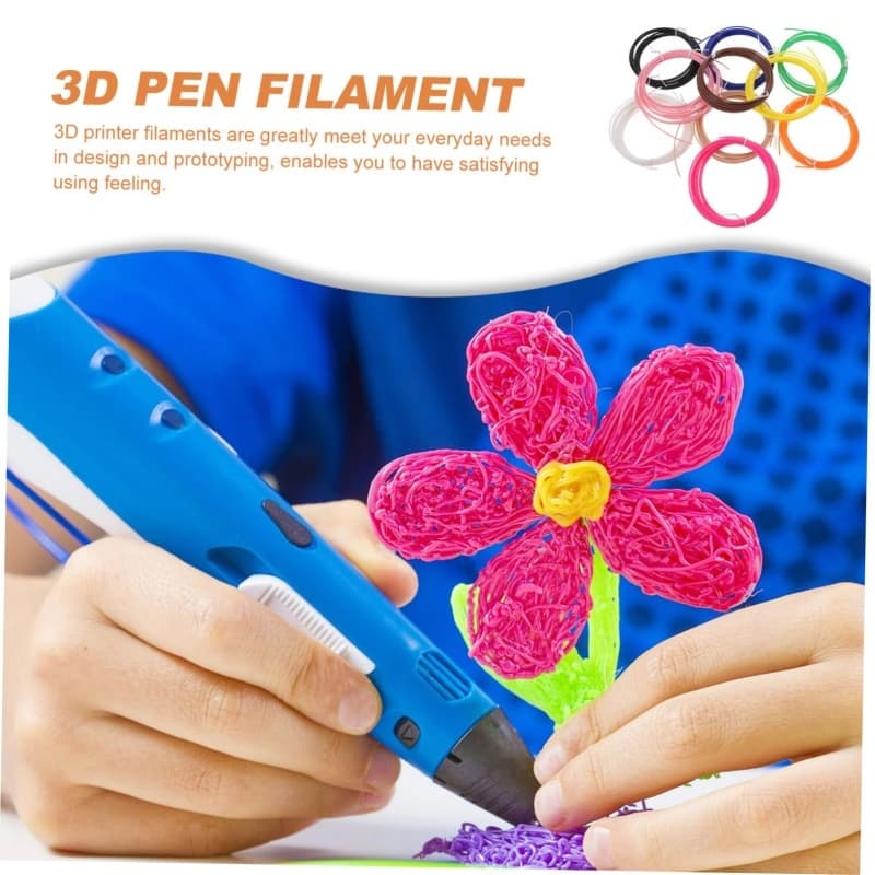 Refil Filamento Abs Kit 12 Cores 50，60，120 M Impressora 3d Caneta