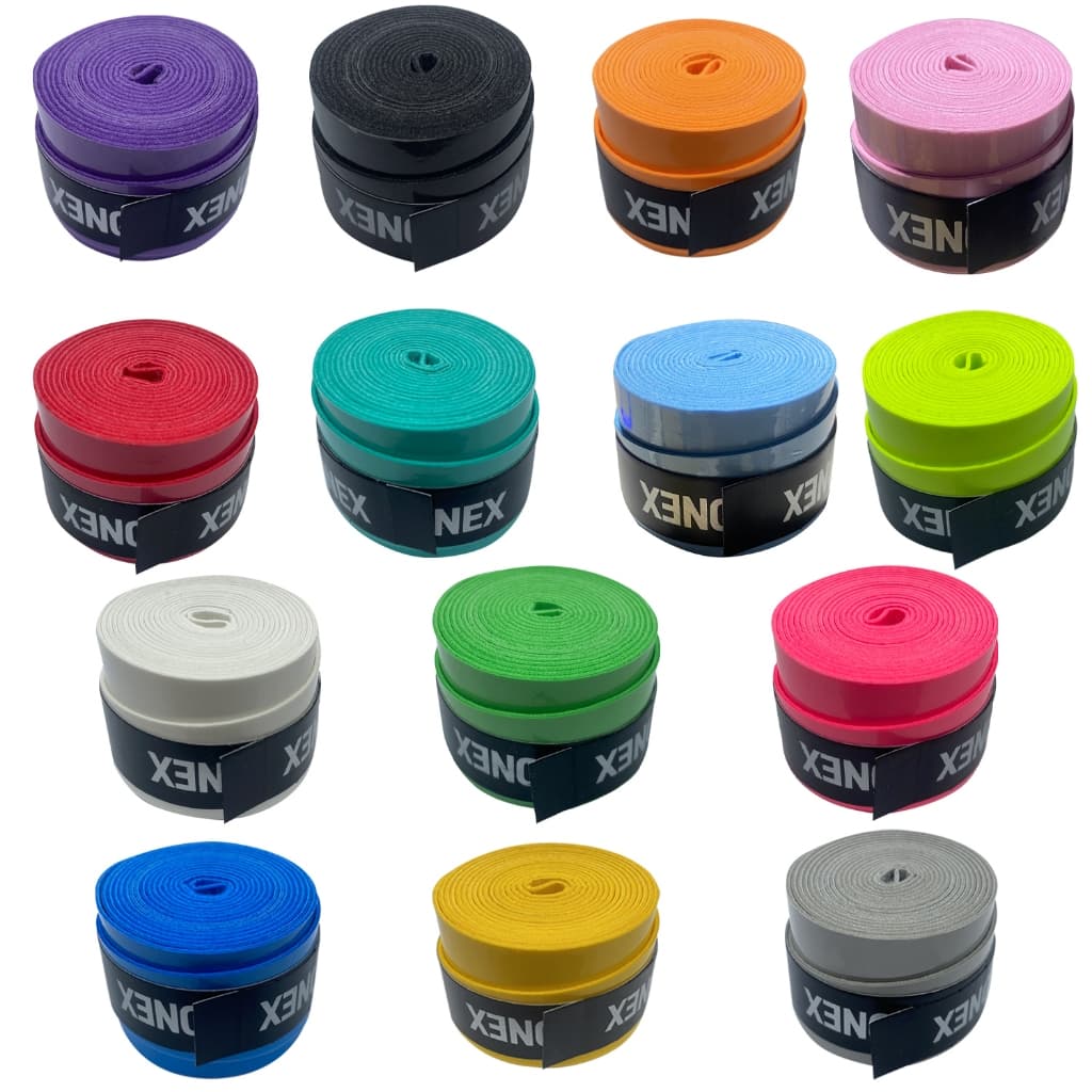 12 Peças Raquete De Tênis Badminton Overgrips Fita De Aperto De Para Antiderrapante E Absorvente
