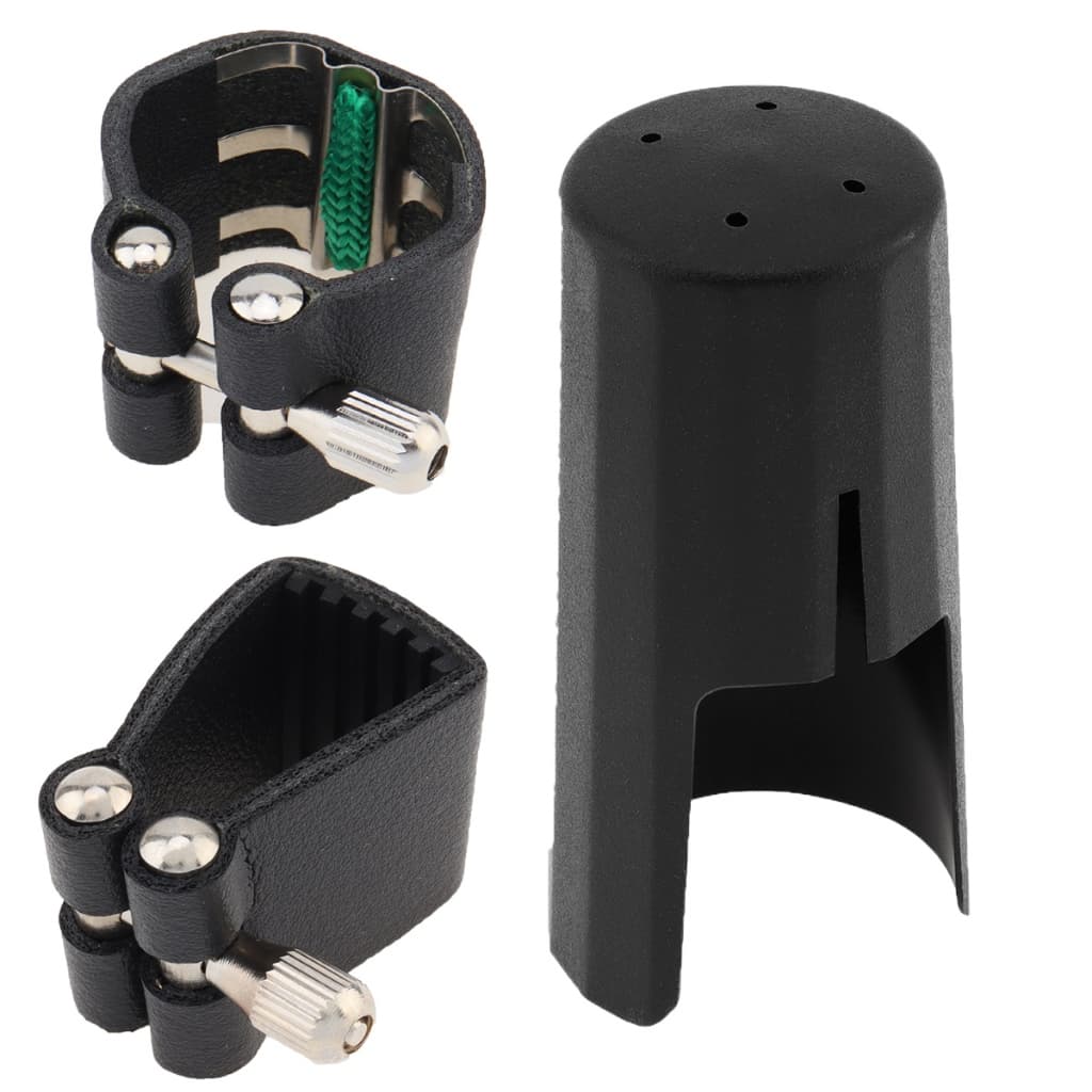 Clarinete De Couro Macio Ligadura Para Plano B + Parafuso Ajustável