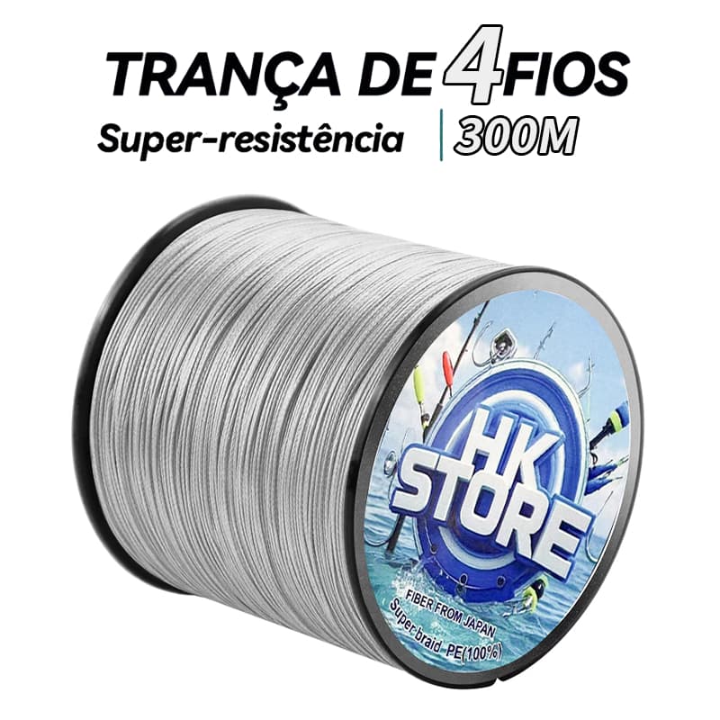 Linha De Pesca Trançada 500M/300M , Multifilamento De 4 Fios Para De Carpa/Japonês/Pe