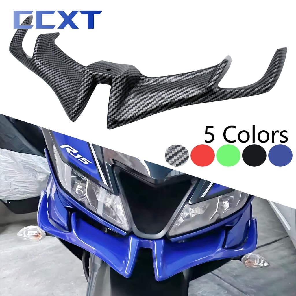 Spoiler De Carenagem Frontal Para Motocicletas , Ponta De Asa Suzuki GIXXER SF 250 150 155 RS 200 Yamaha YZF R15 V3.0 20
