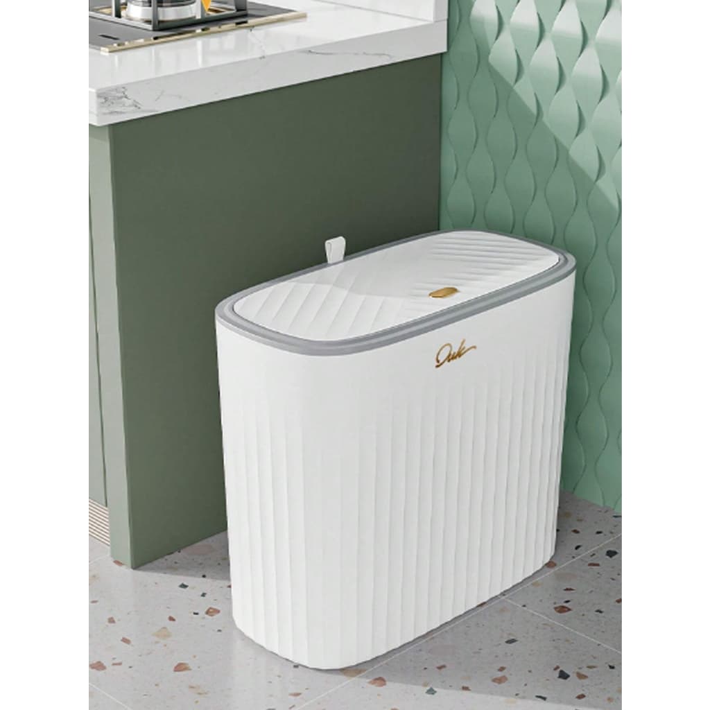 haosin Lixeira Grande De 8L Com Tampa Para Aplicável A Vários Cenários