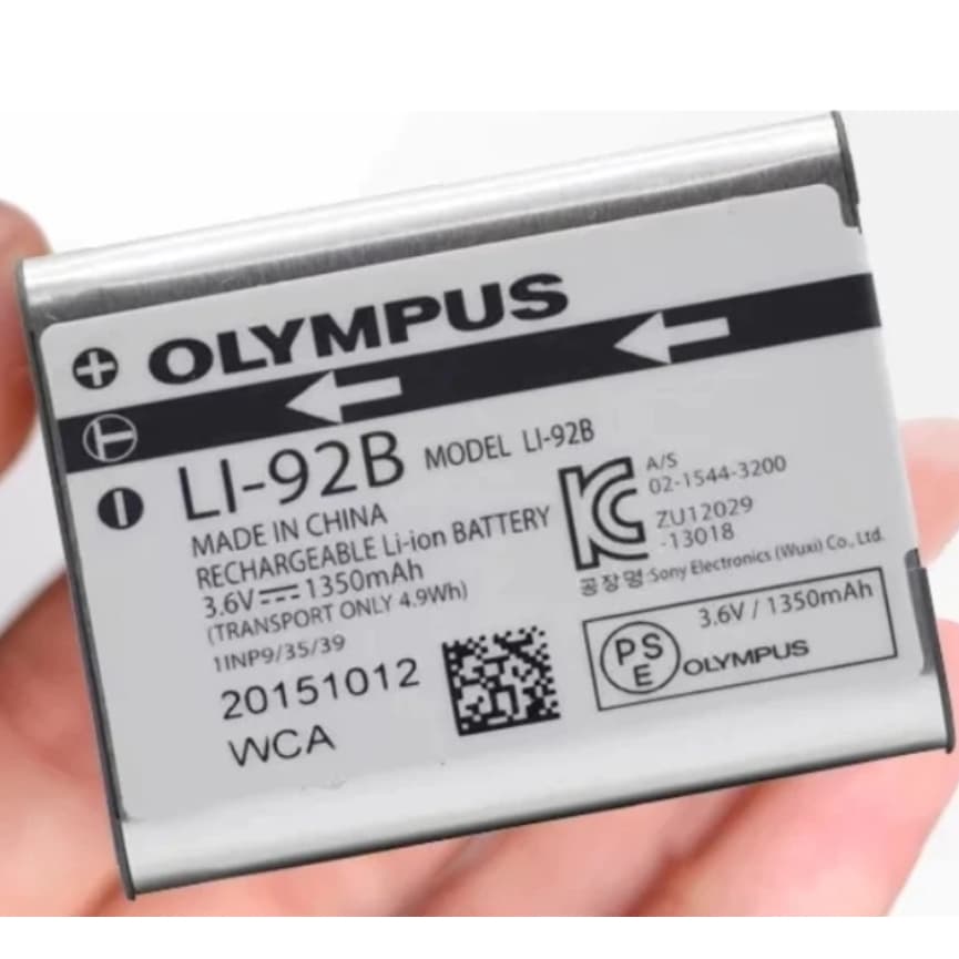 Olympus Li-92B Para Carregador De Bateria TG6/TG5/TG4/SP100/TG3 TG1/SH2 90B LI92B