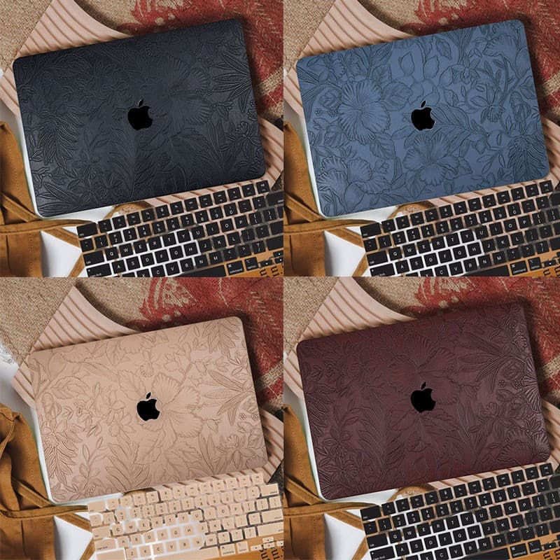 Embossed case for MacBook Air M4 A3240 A3241 13.6 M2 M3 A2681 Pro 13 14inch A2338 A2442 A3112 2020 Air M1 A2337/A1932