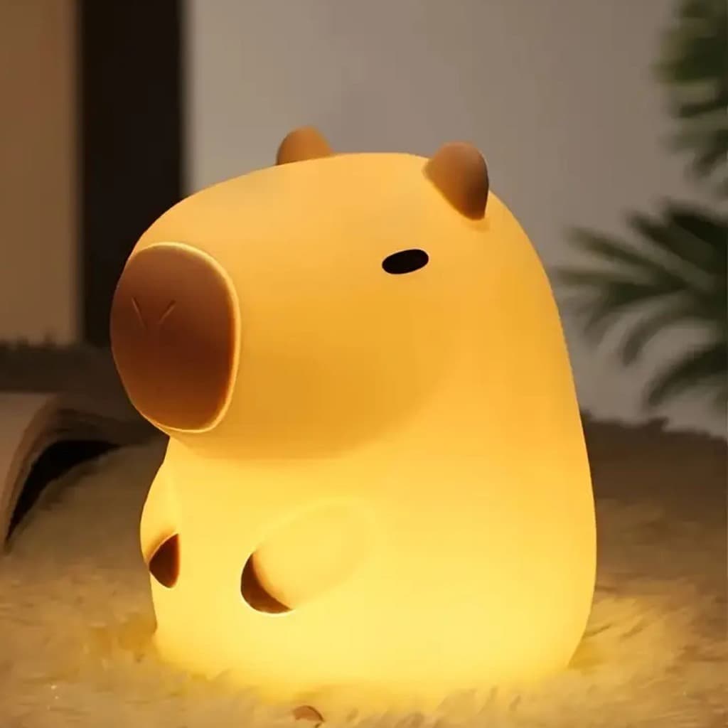 Luminária Capivara Luz Noturna Para Dormir