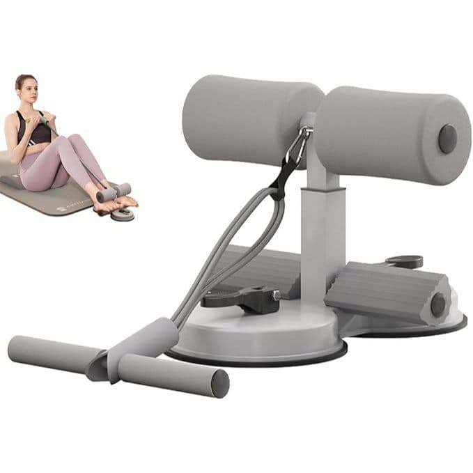Equipamento auxiliar para treino abdominal, equipamento universal para exercícios abdominais com ventosas