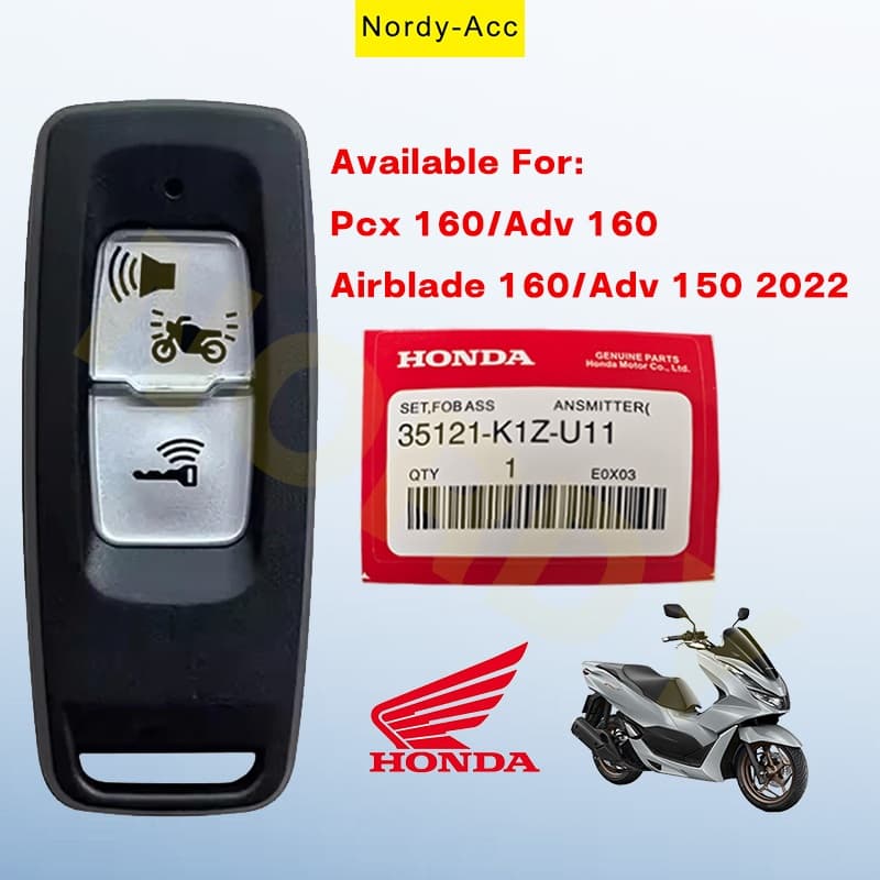 O Controle Remoto Honda lus 160 E ADV 160 São Iguais Ao Bônus Kabal Soquete pcx160 Chave Sobressalente Especial De Subfá