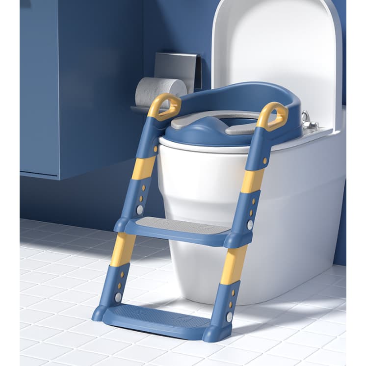 Escada Ajustável para Vaso Sanitário - Assistente Seguro para Treinamento de Banheiro de Bebê