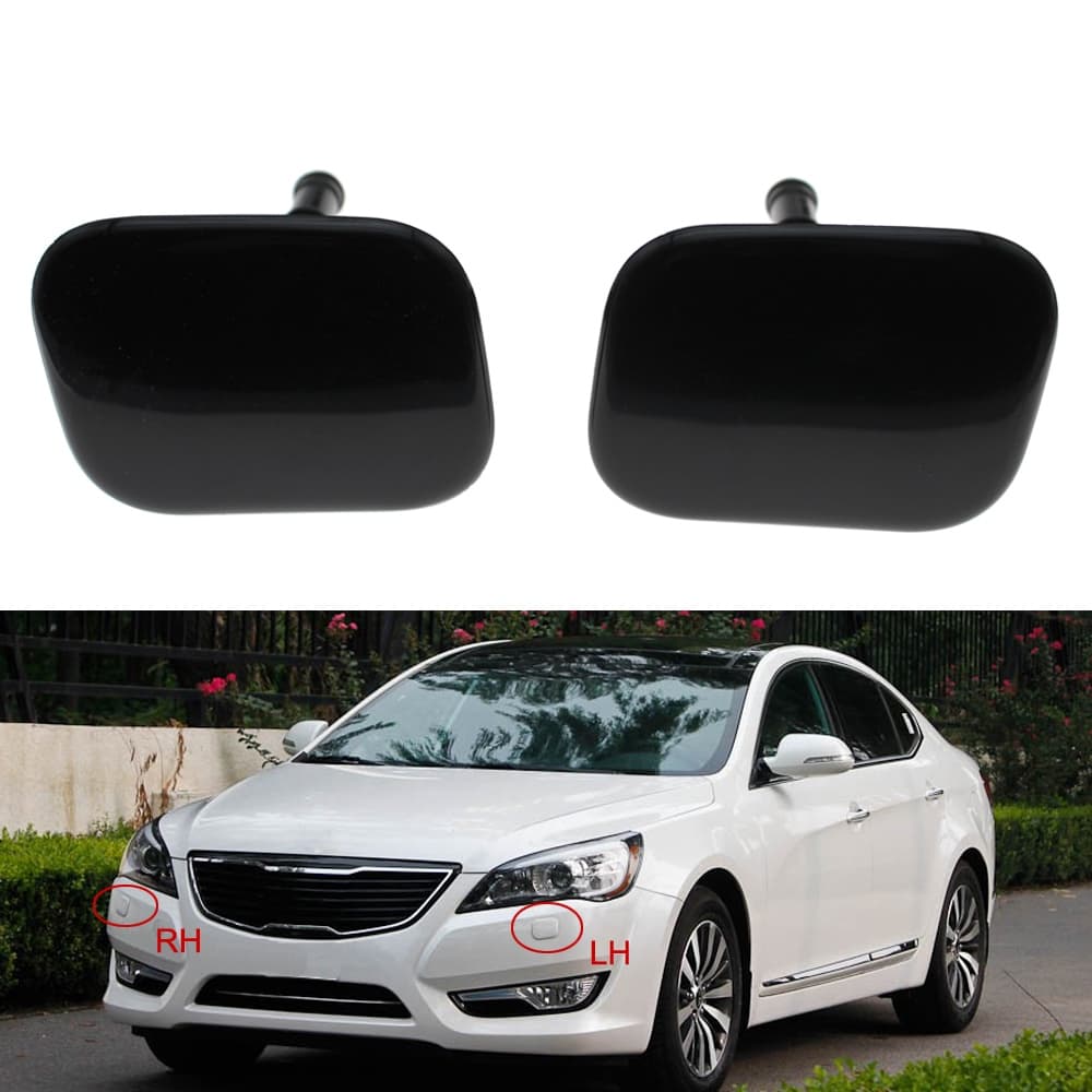 Para KIA Cadenza K7 2010 2011 2012 Amortecedor Dianteiro Farol Lâmpada Arruela Cilindro Spray Bico Jet Tampa Capa 98681-