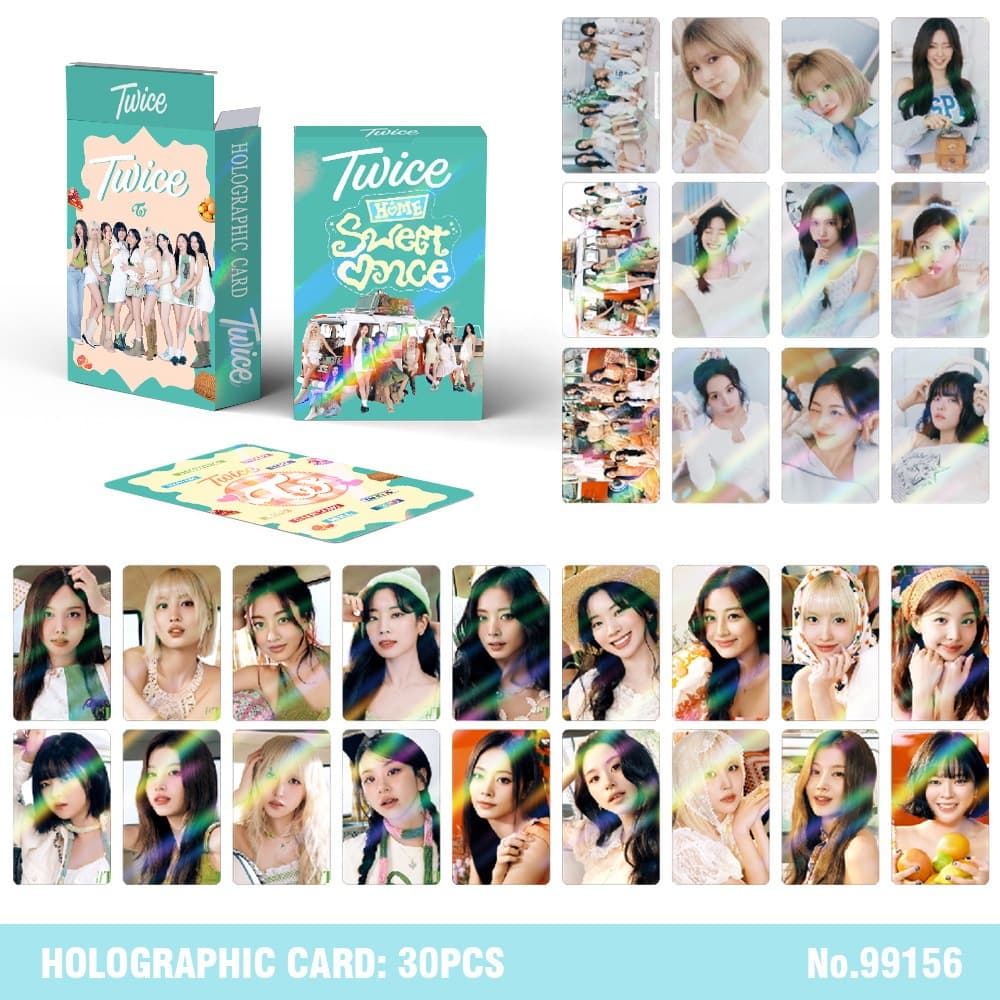30Pcs TWICE DIVE Album Laser Hologram Lomo Cards With You-th HOLOGRAPHIC Photocards Nayeon Jeongyeon Momo Sana Jihyo Mina Dahyun Chaeyoung Tzuyu Postcards