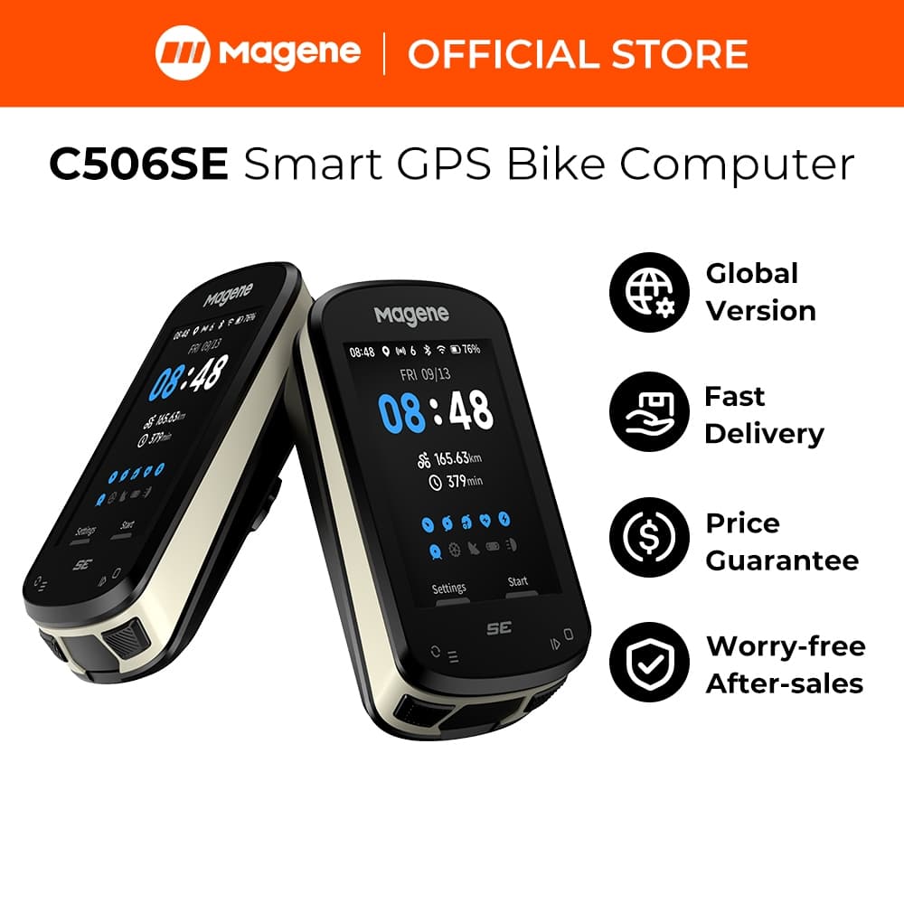 Magene C506SE Tela Colorida Computador De Bicicleta Navegação Inteligente GPS Velocímetro Sem Fio