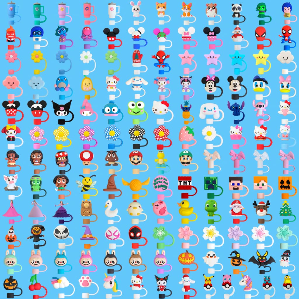 Mais De Cem Tipos De Capas De Palha , Tampas Compatíveis Com 10 Mm De Diâmetro Acessórios De Copo 30 E 40 Onças