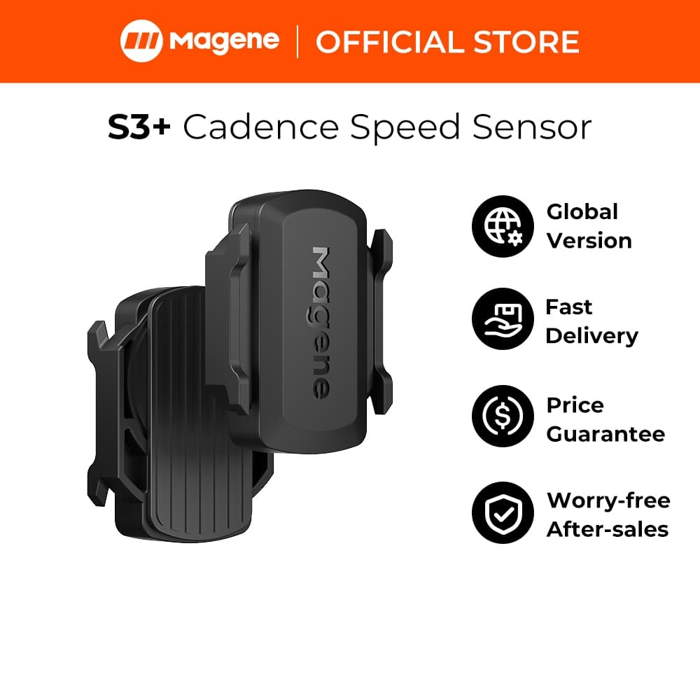 Sensor De Cadência De Velocidade Magene S3 + Formiga bluetooth Duplo Compatível Com Wahoo Onelap Zwift