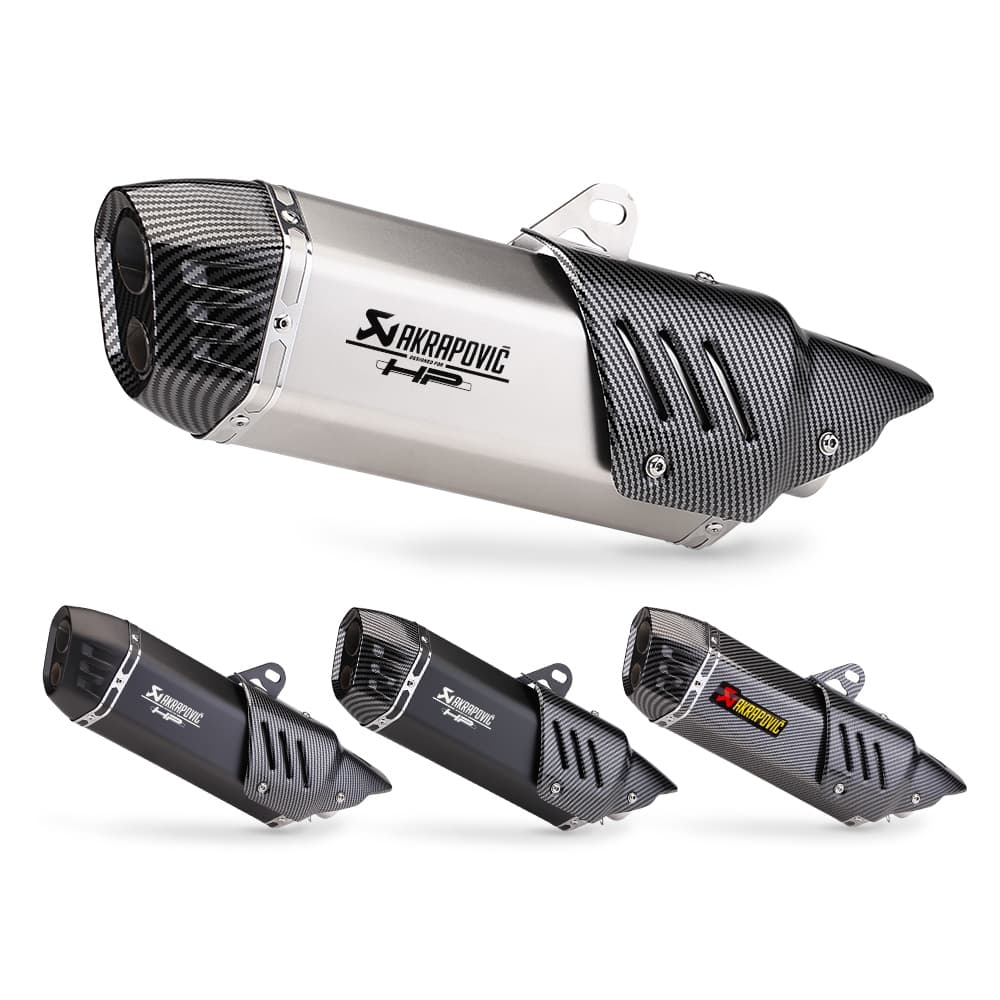 Akrapovic S7 Escape Universal 51mm Silenciador Da Motocicleta Para GSXR150 TNT125 PCX RS660 CB500X XMAX300 FORZA350