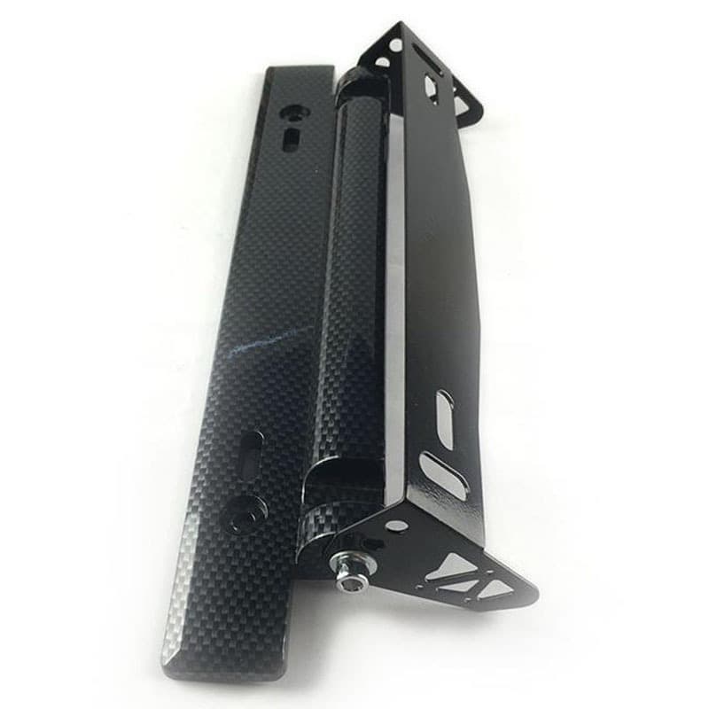 Suporte De Quadro De Placa De Licença De Fibra De Carbono , Impressão De Transferência De Água , Acessórios De Estilo De