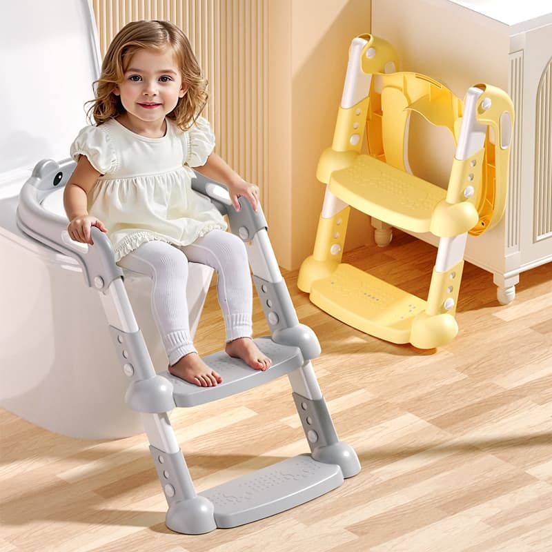 Assento Sanitário Infantil com Degrau Antiderrapante