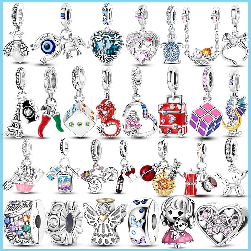 100 % 925 Prata Esterlina Vida Árvore Pai-Filho Pingente Pimenta Encantos Caber Marca Pulseira DIY Aniversário Jóias Pre