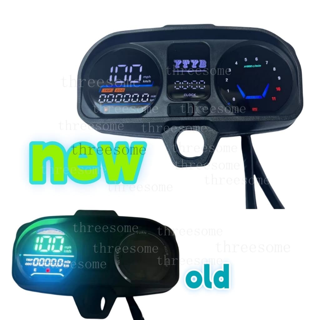 Medidor Digital De LED Multifuncional , Velocímetro De Motocicleta , Odômetro , Tacômetro Para Honda CG125 Hoje Titan 19