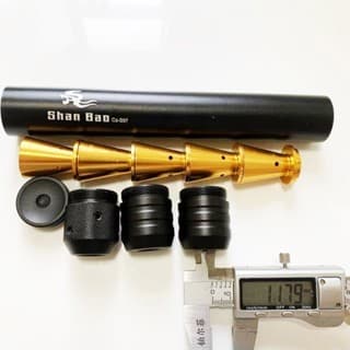 Shan Bao Filtro de combustível automóvel de liga de alumínio 6061-T6 de 5w 24 cm adequado para conectores 1/2-20 1/2-28