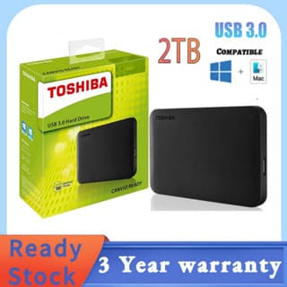 Original Toshiba HD Externo Portable1TB/2TB Disco Rígido USB 3.0 Armazenamento De Dados De Portátil External Hard Drive