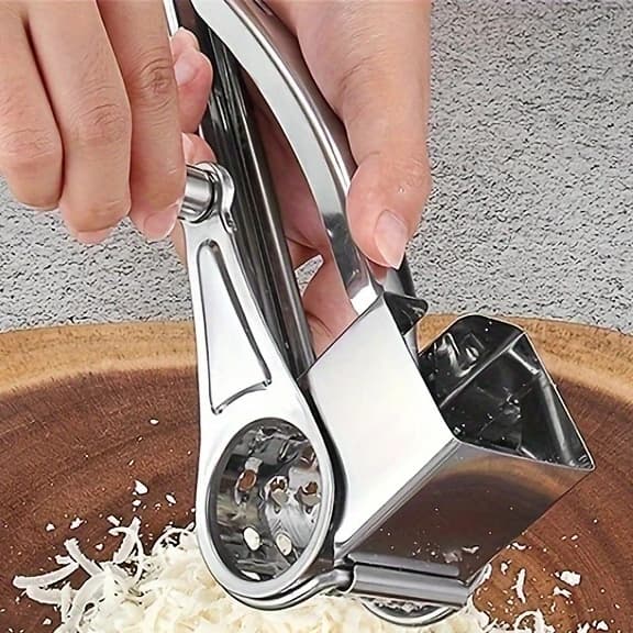 Ralador Triturador de Queijos e Alimentos Inox Prático Clink