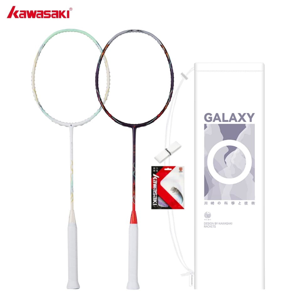 Raquete De Badminton Kawasaki YUJIAN GALAXY 4U 18-32LBS Carbono Completo Adequado Para Jogadores Profissionais Velocidad