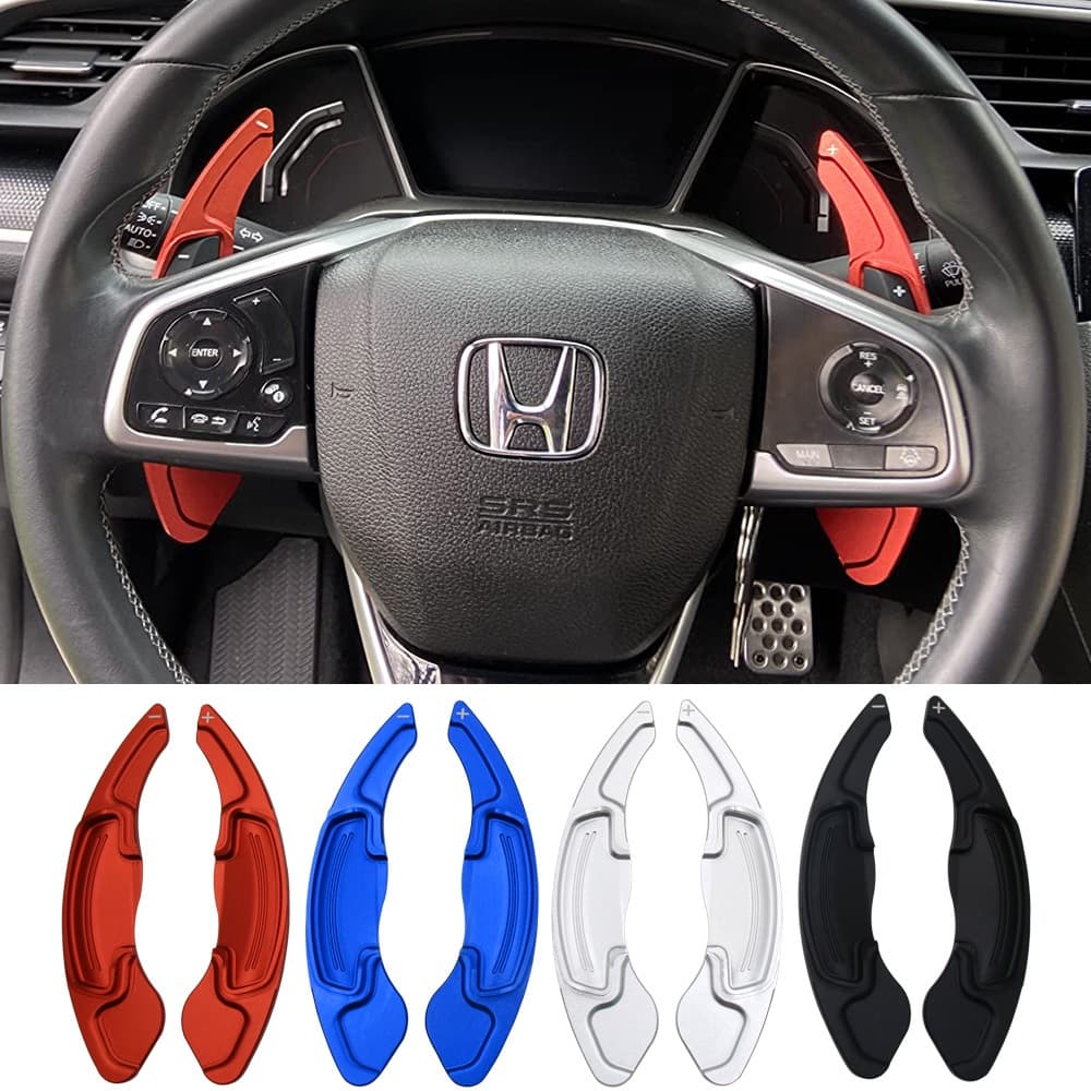 Pás de câmbio Honda Civic G10 2017-2021 Accord CR-V Turbo Touring 2018-2021 Volante de carro DSG Estender adesivos