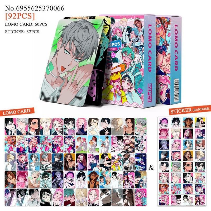 Anime Alien Stage Photocard Adesivos Coleção Até Ivan Mizi Sua Hyuna Luka Chaveiro Presente Para Fãs