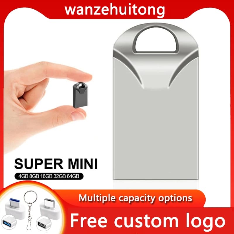 Unidade Flash USB para carro 32GB/64GB/128GB USB3.0 Transmissão de alta velocidade, LOGOTIPO personalizado