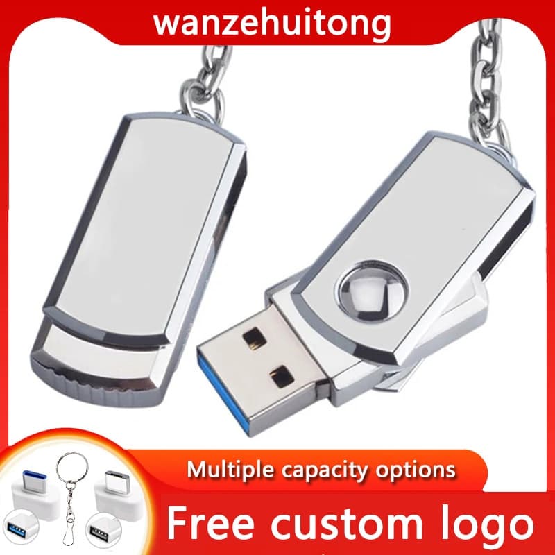 Driver de memória Flash portátil 2TB/512GB/128GB USB3.0 Memory Stick de alta velocidade