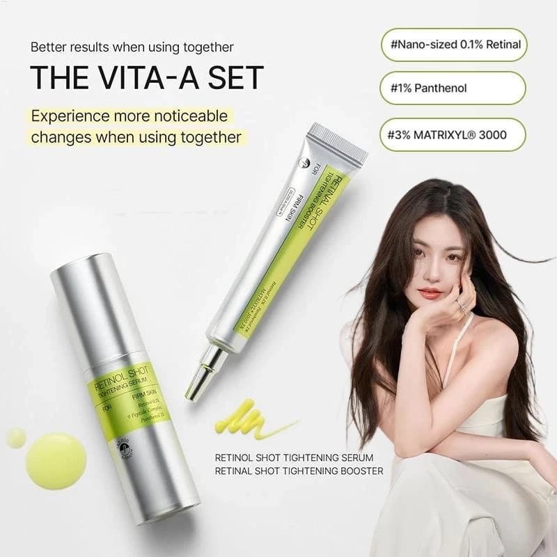 The Vita-A Retinal Shot Tighting Booster Gel Hidratante Profundo Para Pele Macia E Eficaz